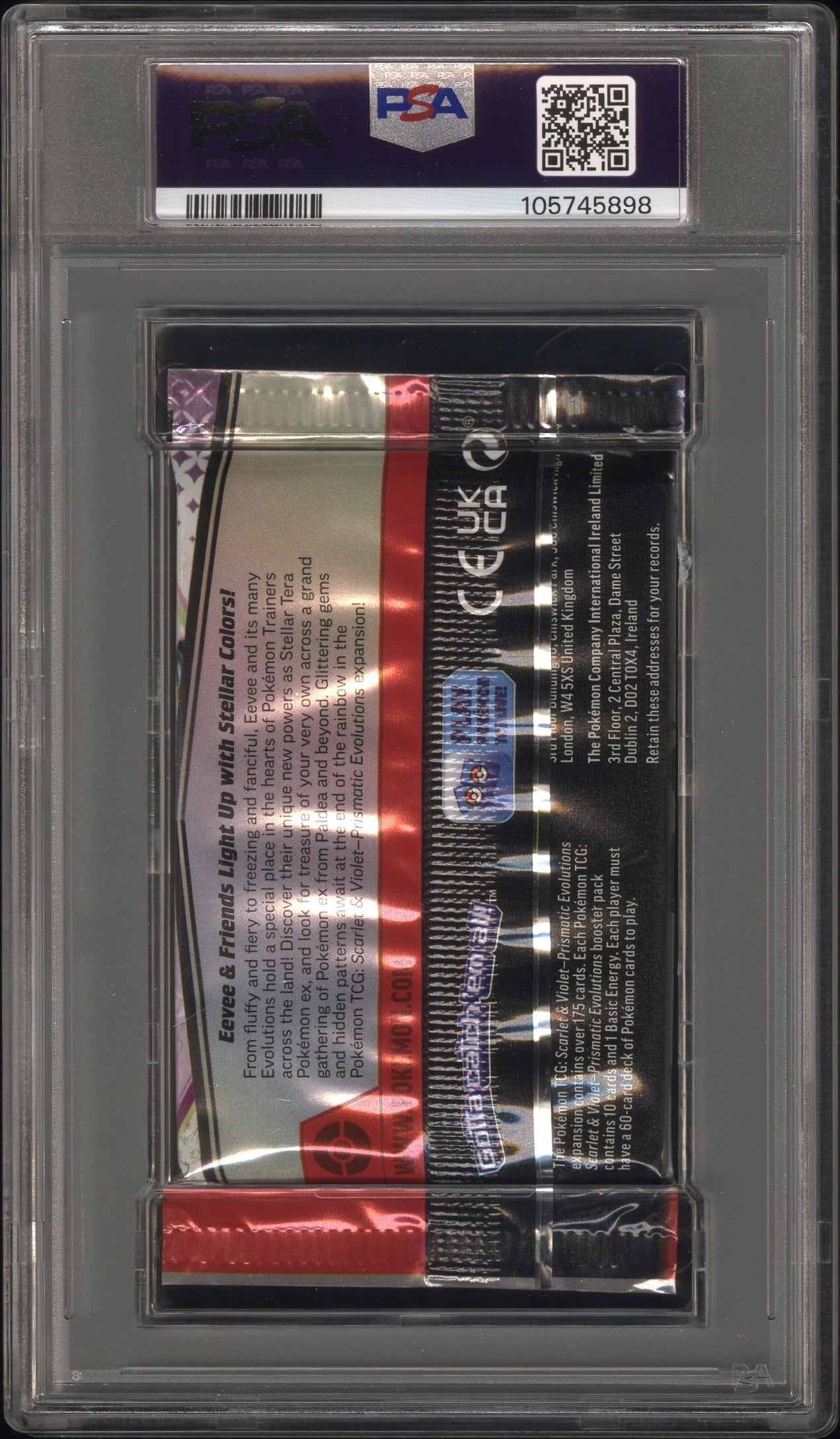 PSA 10 - Prismatic Evolutions (Umbreon Espeon) Foil Pack - Pokemon
