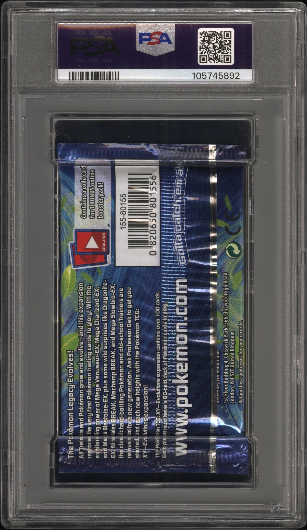 PSA 8 - XY Evolutions (Mega Venusaur) Foil Pack - Pokemon