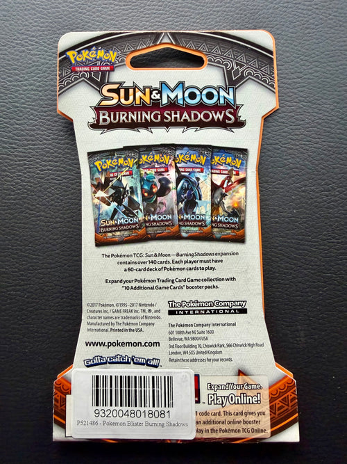 Pokemon TCG: S&M Burning Shadows Sleeved Booster (1 x Necrozma) [JEC] - Sealed