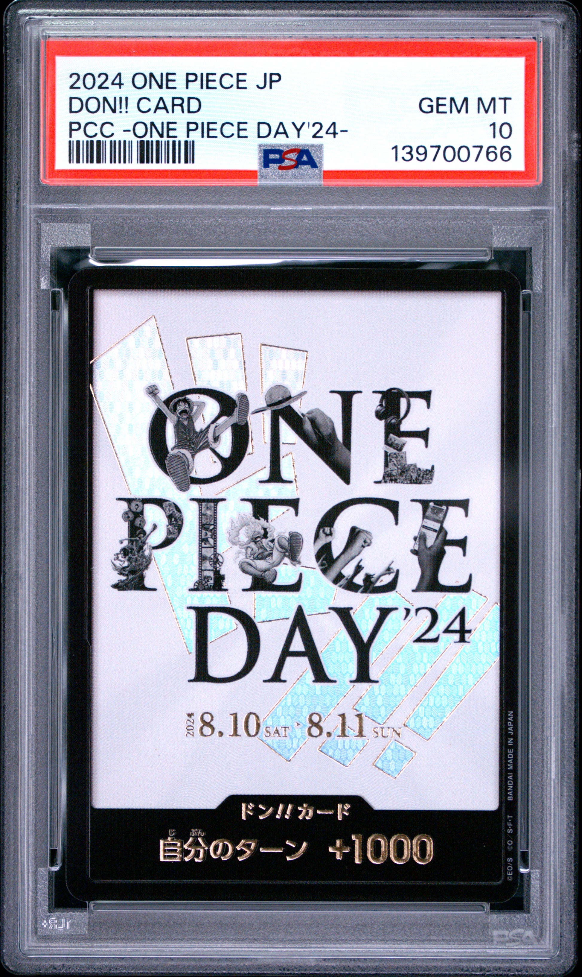 PSA 10 - Don!! Card One Piece Day '24 Japanese x766 - One Piece