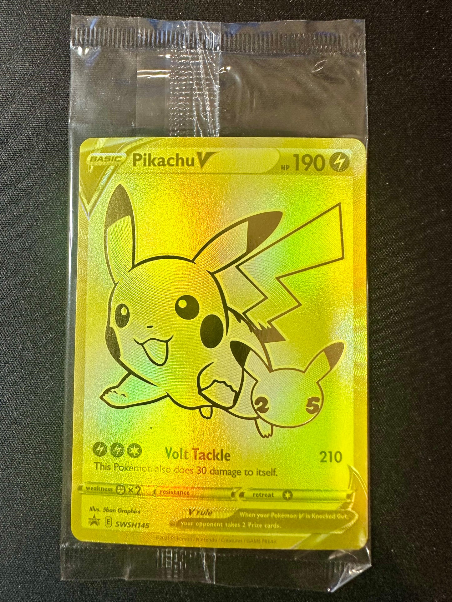 Pikachu V SWSH145 SEALED SWSH Celebrations Promo Pokemon [NM] (3)