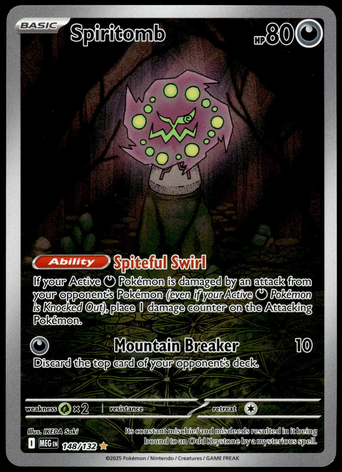 Spiritomb 148/132 IR MEG Mega Evolution Pokemon [NM] (1)