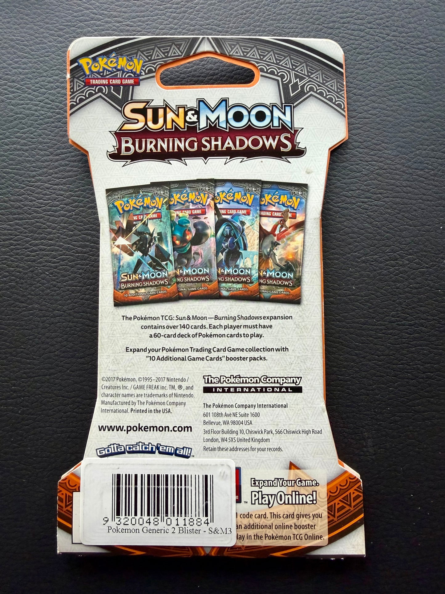 Pokemon TCG: S&M Burning Shadows Sleeved Booster (1 x Ho-oh) [JEC] - Sealed