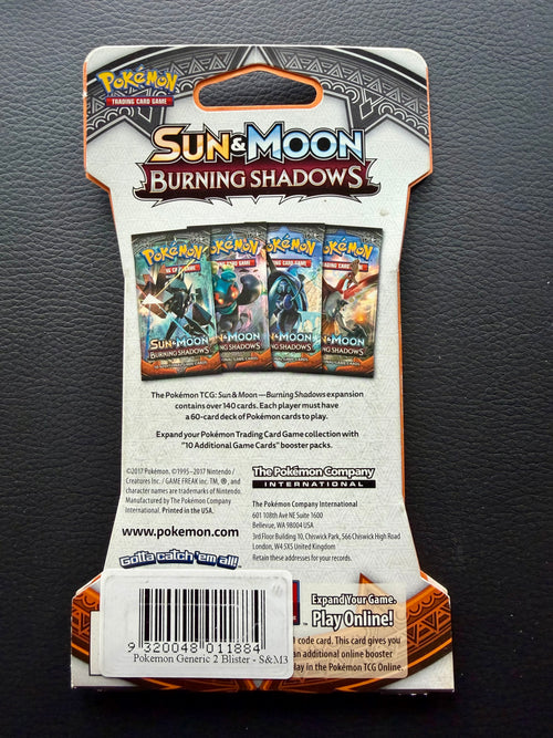 Pokemon TCG: S&M Burning Shadows Sleeved Booster (1 x Ho-oh) [JEC] - Sealed