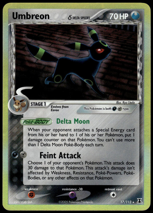 Umbreon Holo 17/113 Delta Species Pokemon [JEC] [PL]