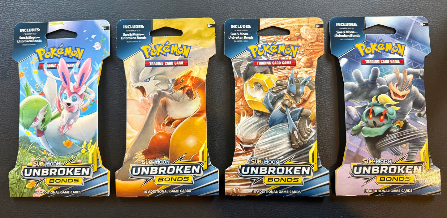 Pokemon TCG: S&M Unbroken Bonds Sleeved Booster (1 x Art Set) [JEC] - Sealed