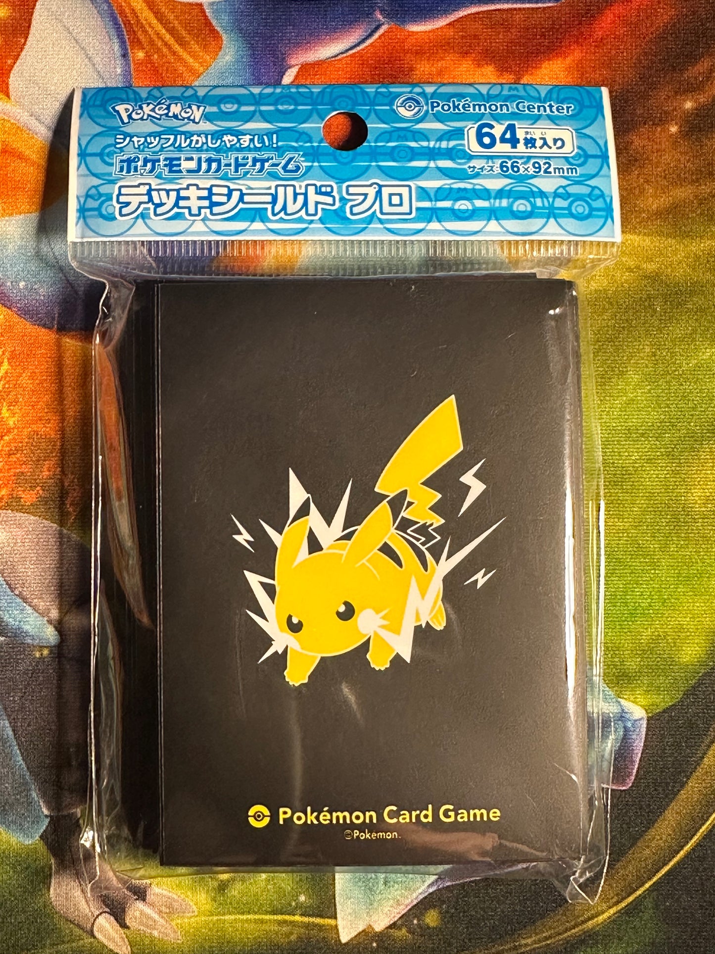 Pokemon Center Japan Exclusive Pikachu 64 Sleeves SEALED - Accessories