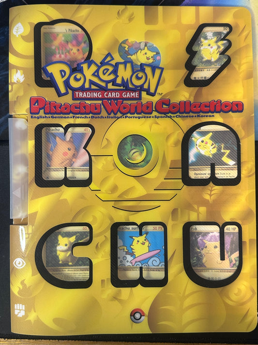 Pikachu 2000 Worlds Collection [9 CARD SET COMPLETE] Folder Pokemon