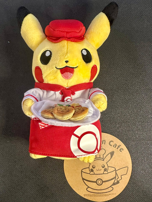 Pokemon Center Japan Exclusive Waitress Pikachu Plush w/ Tag - Accessories