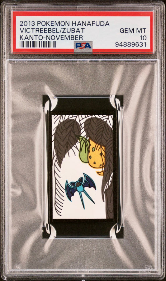 PSA 10 - Victreebell/Zubat 2013 Hanafuda Kanto November - Pokemon