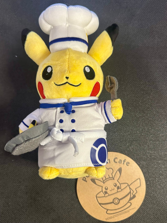 Pokemon Center Japan Exclusive Chef Pikachu Plush w/ Tag - Accessories