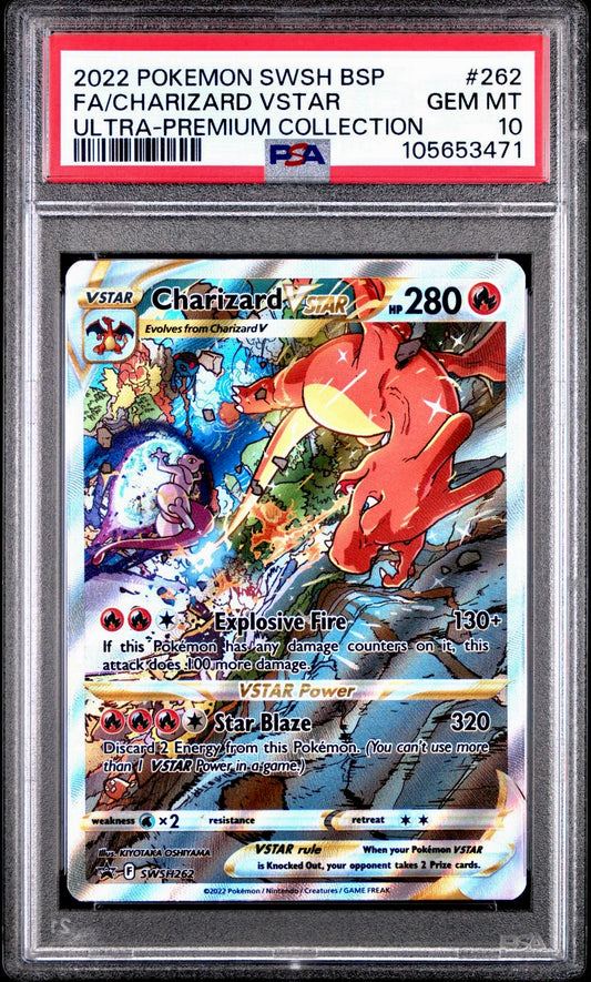 PSA 10 - Charizard VSTAR SWSH262 Ultra Premium Collection - Pokemon