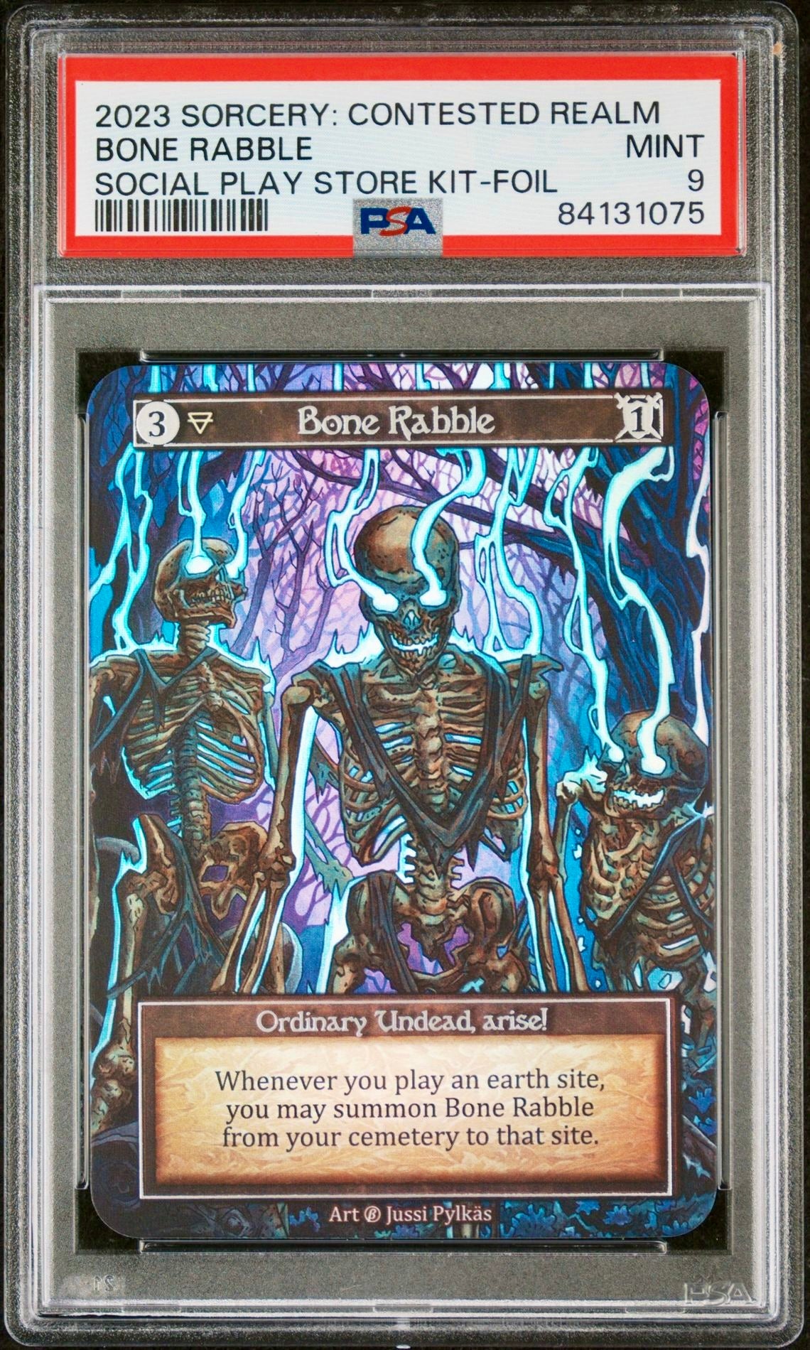 PSA 9 - Bone Rabble (Ordinary Foil) Social Play Store Kit - Sorcery ...