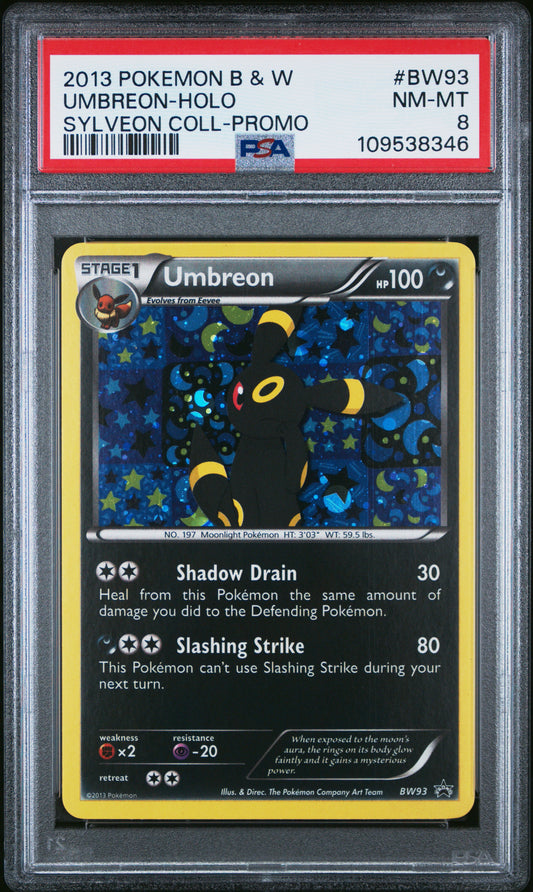 PSA 8 - Umbreon Holo BW93 Sylveon Collection Promo - Pokemon