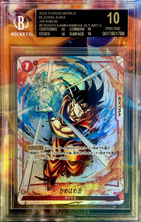 BGS 10 - BLACK LABEL Kamehameha Alt FS01-16 Blazing Aura - DBS