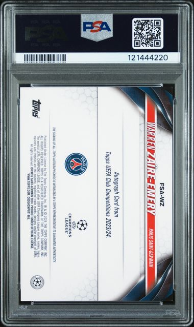 PSA 9 - Zaire-Emery 032/250 Topps Chrome Pink 23-24 - Football