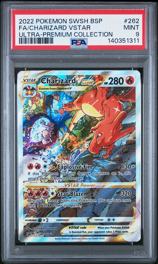 PSA 9 - Charizard VSTASR SWSH262 Ultra Premium Collection Promo - Pokemon