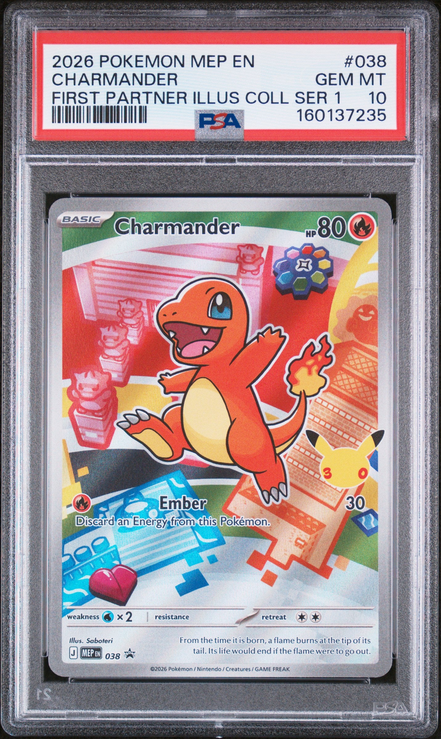 PSA 10 - Bulbasaur Charmander Squirtle [SEQ] First Partner Collection - Pokemon