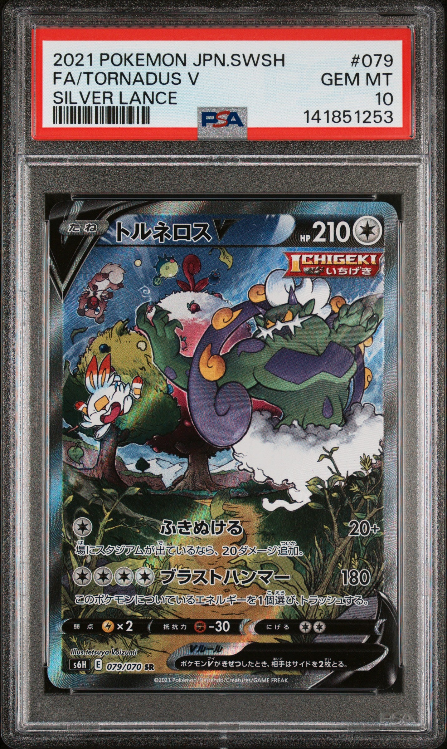 PSA 10 - Tornadus V 079/070 s6H Silver Lance - Pokemon