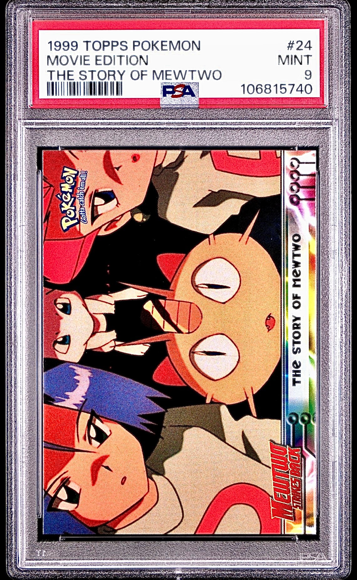 PSA 9 - Story of Mewtwo #24 1999 TOPPS Movie Edition - Pokemon