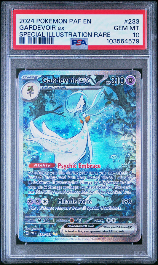 PSA 10 - Gardevoir ex 233/182 SV Paldean Fates - Pokemon