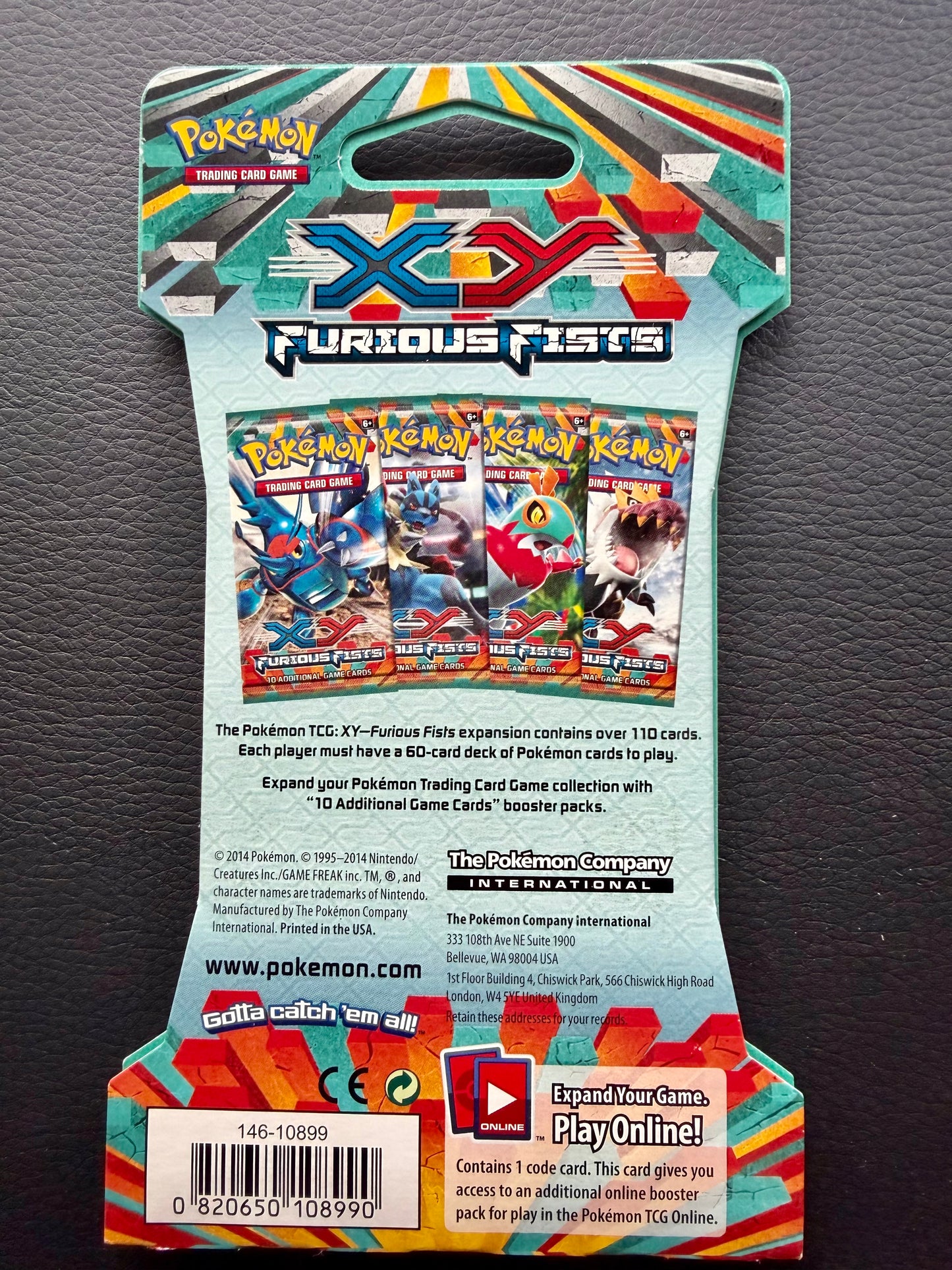 Pokemon TCG: XY Furious Fist Sleeved Booster (1 x M Heracross) [JEC] - Sealed