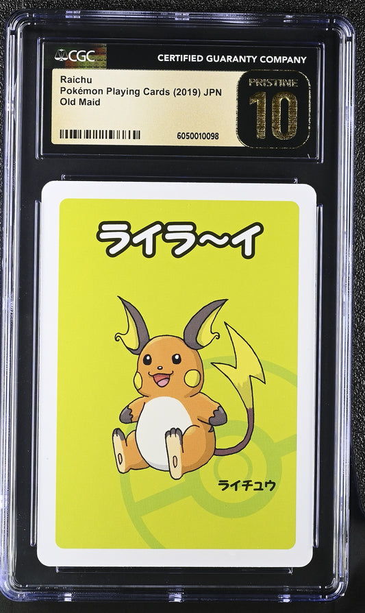 CGC 10 PRISTINE - Raichu Old Maid Deck - Pokemon