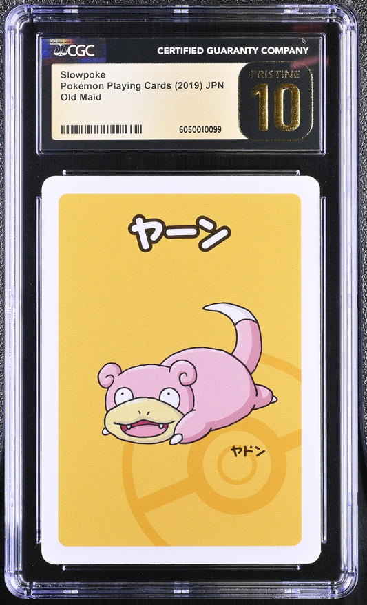 CGC 10 PRISTINE - Slowpoke Old Maid Deck - Pokemon