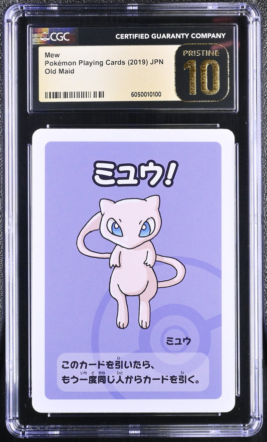 CGC 10 PRISTINE - Mew Old Maid Deck - Pokemon