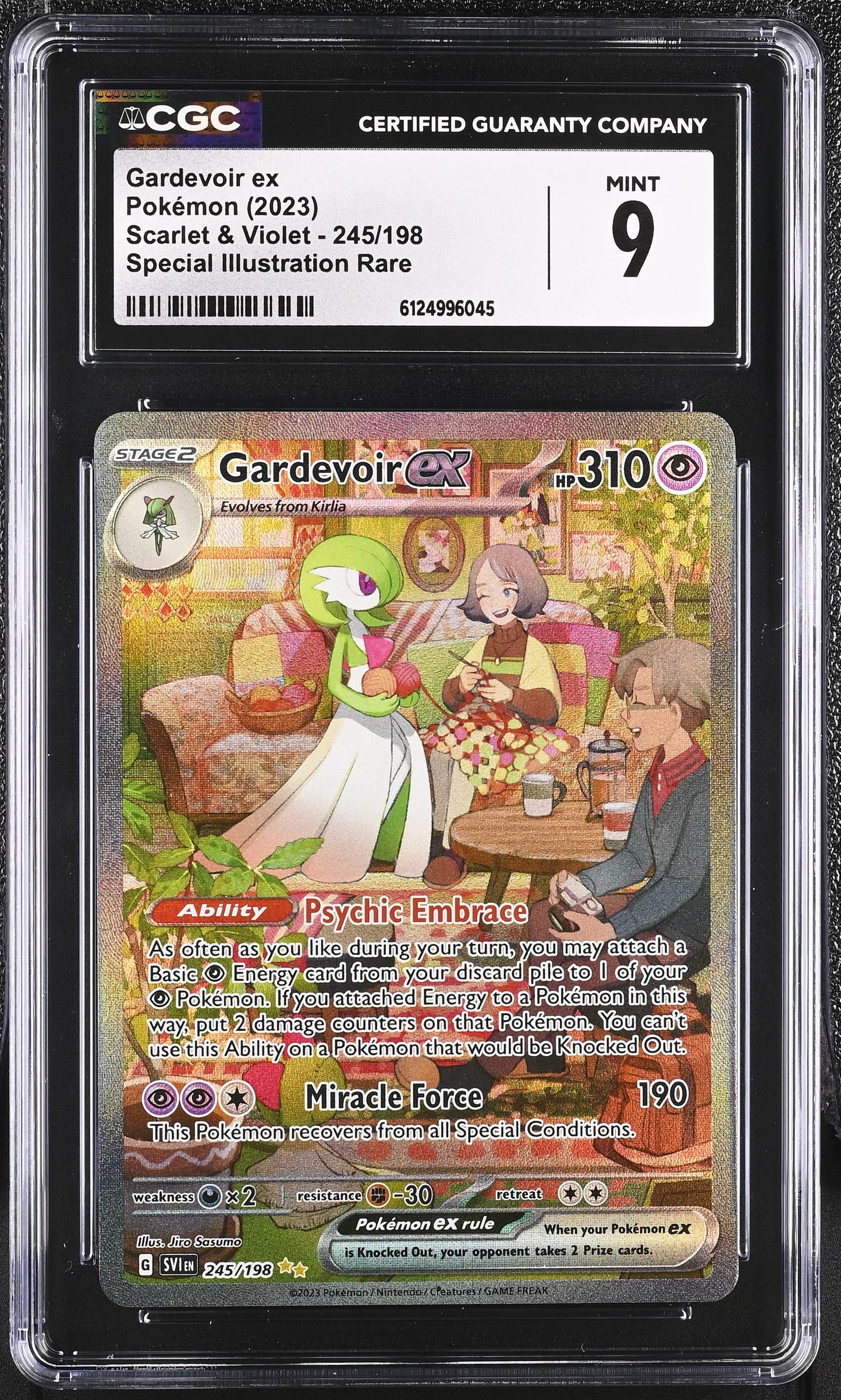 CGC 9 - Gardevoir ex 245/198 SIR SV Scarlet & Violet Base Set x045 - Pokemon