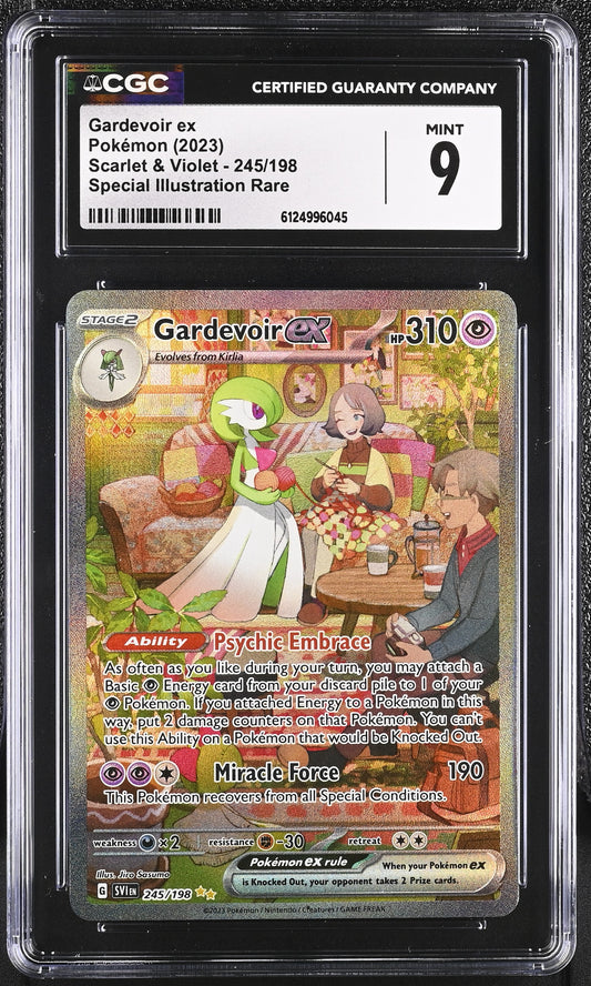 CGC 9 - Gardevoir ex 245/198 SIR SV Scarlet & Violet Base Set x045 - Pokemon