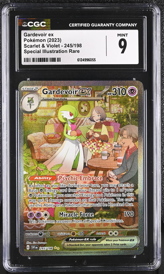 CGC 9 - Gardevoir ex 245/198 SIR SV Scarlet & Violet Base Set x055 - Pokemon