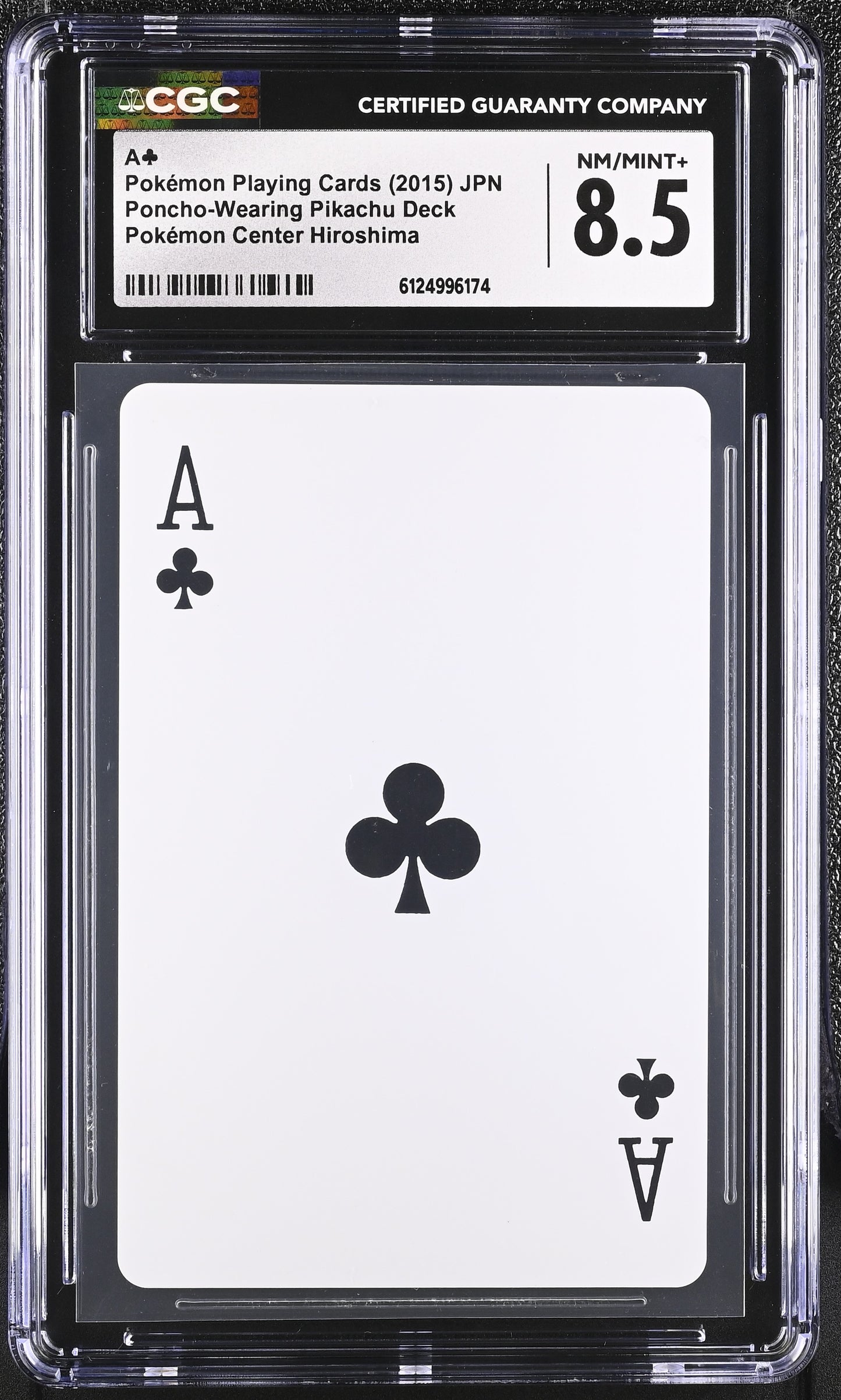 CGC 8.5 - Ace (C) 2015 Hiroshima Magikarp Gyarados Poncho Playing Deck - Pokemon