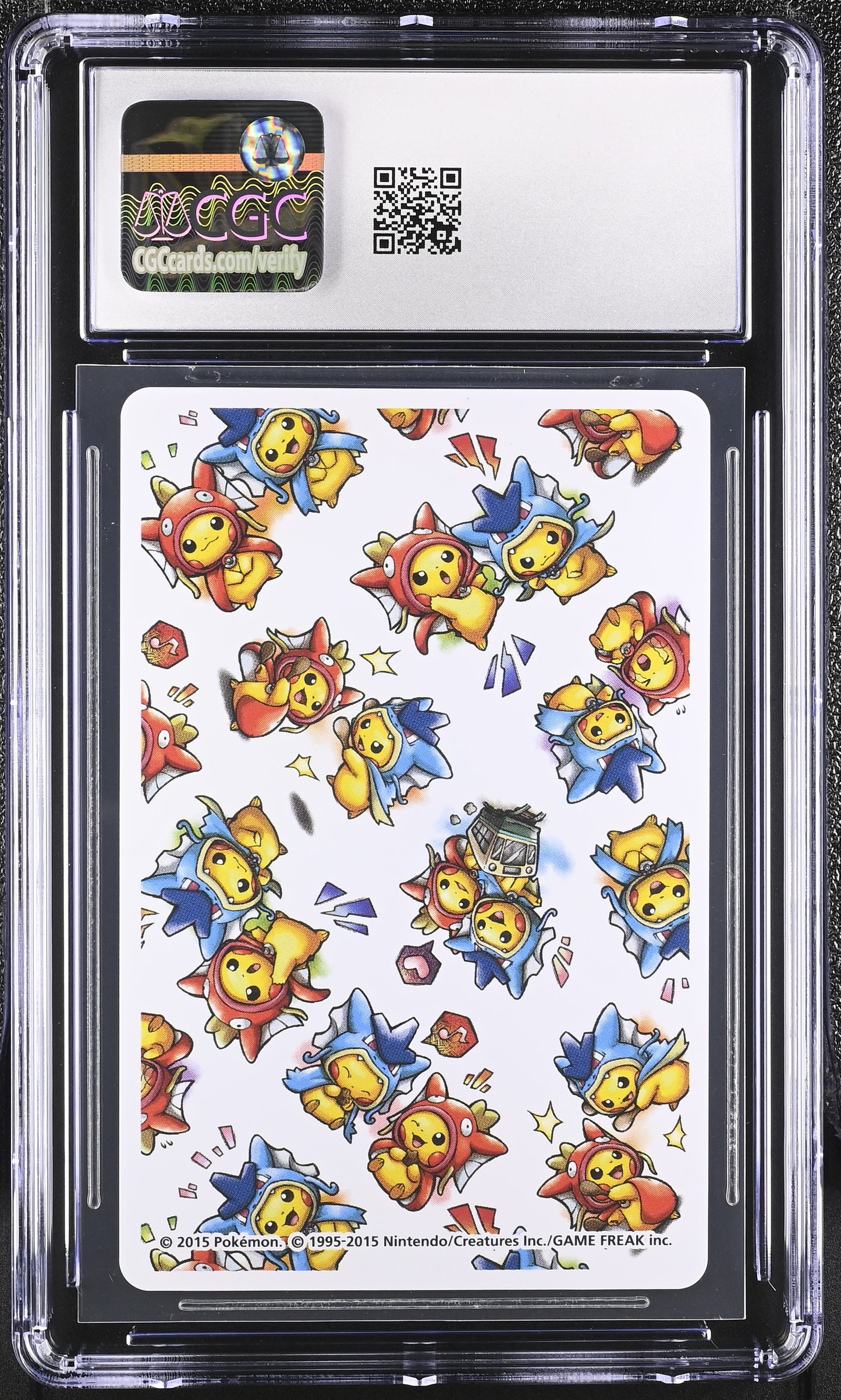 CGC 9 - Ace (H) 2015 Hiroshima Magikarp Gyarados Poncho Playing Deck - Pokemon