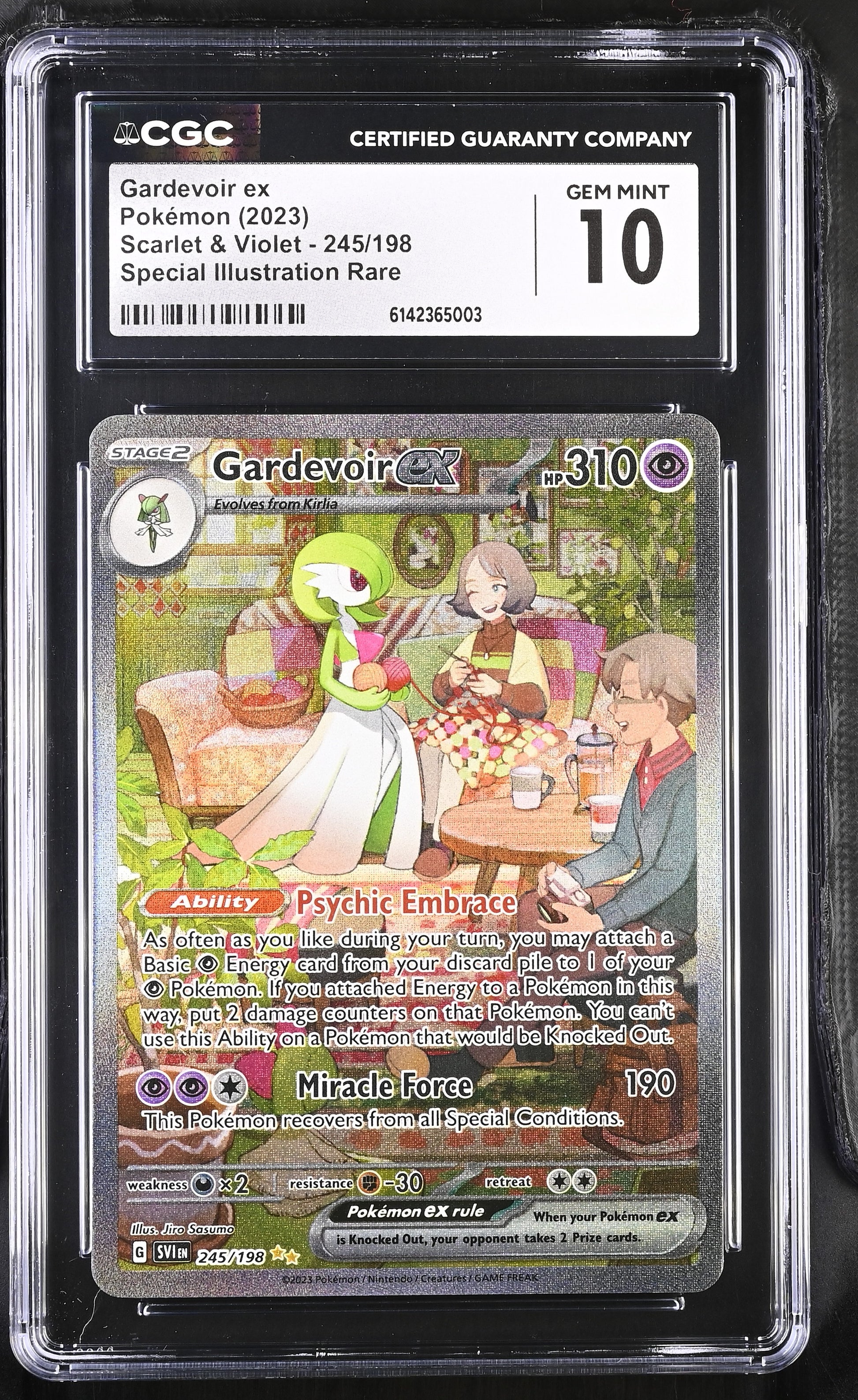 CGC 10 - Gardevoir ex 245/198 SIR SV Scarlet & Violet Base Set x003 - Pokemon