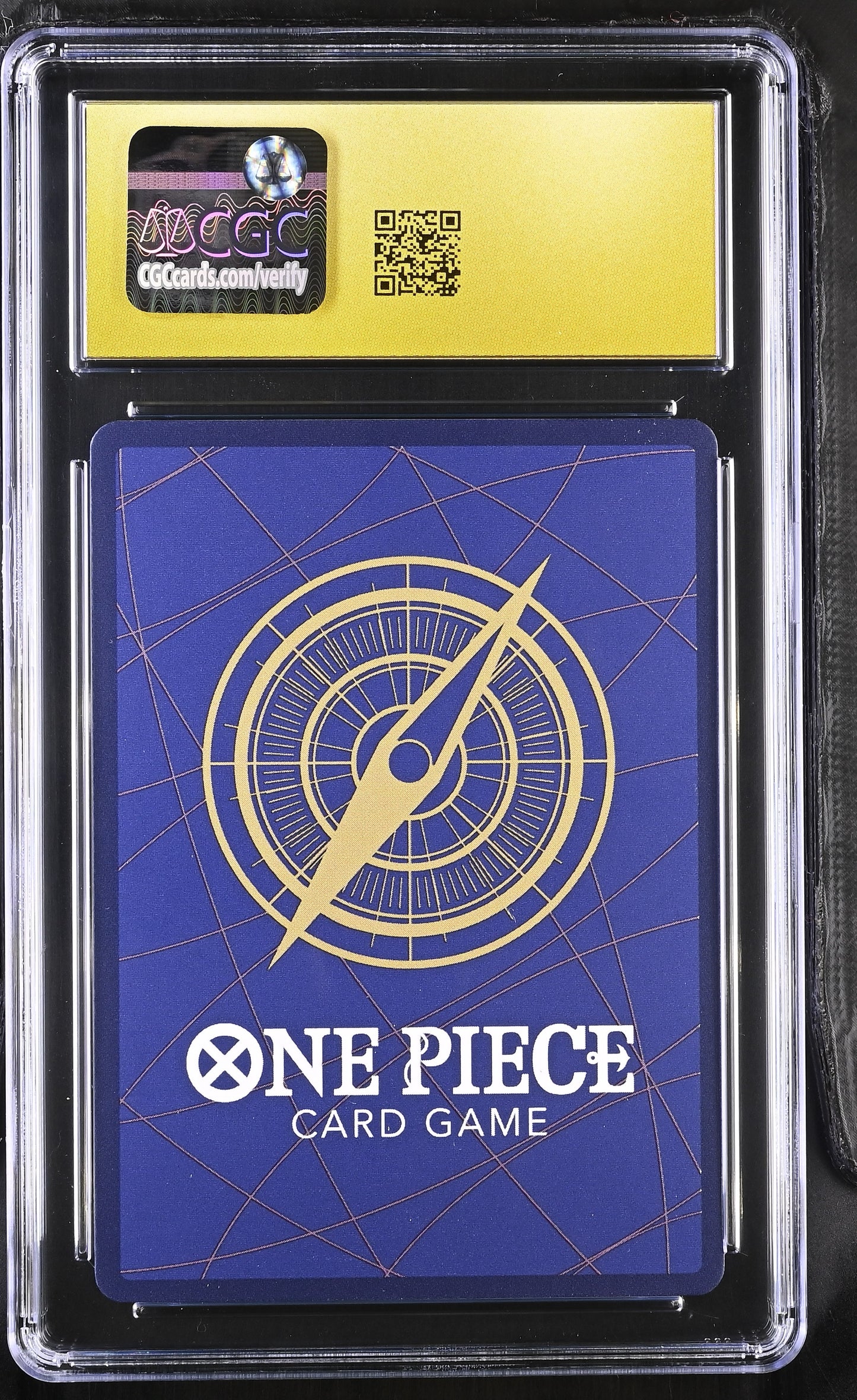 CGC 10 Pristine - Monkey D. Luffy P-041 SD: Purple Luffy x300 - One Piece