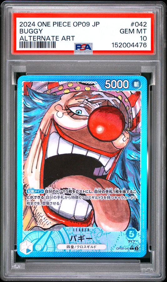 PSA 10 - Buggy 042 One Piece100 Op09-emperors In The New World - One Piece