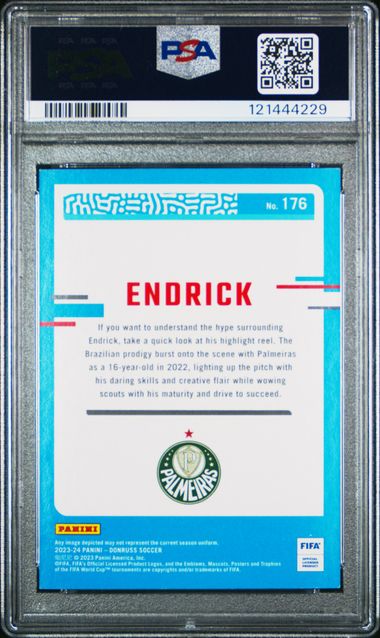 PSA 8 - Endrick Donruss Fifa Silver 23-24 - Football