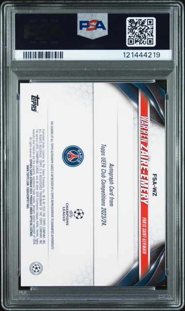 PSA 9 - Zaire-Emery 044/250 Topps Chrome Pink 23-24 - Football