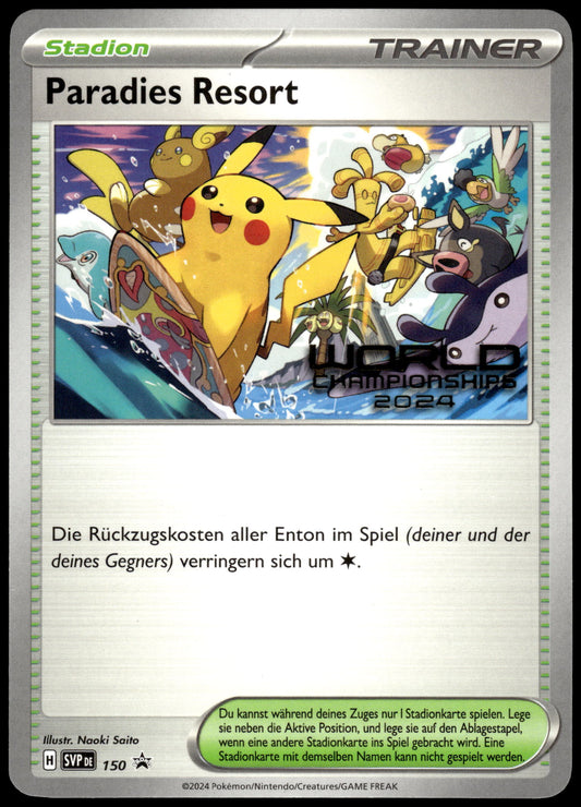 Paradise Resort SVP150 German 2024 World Championships Promo Pokemon [NM] (1)