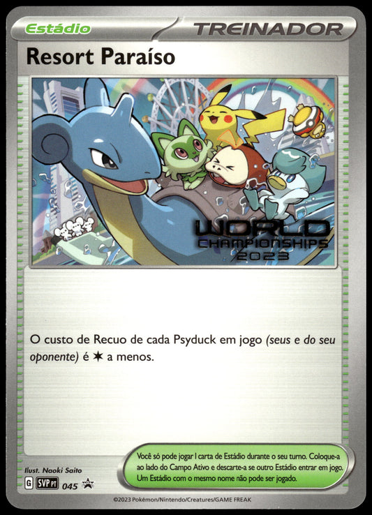 Paradise Resort SVP045 Portugese 2023 World Championships Promo Pokemon [NM] (1)