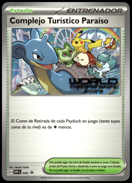 Paradise Resort SVP045 Spanish 2023 World Championships Promo Pokemon [NM] (1)