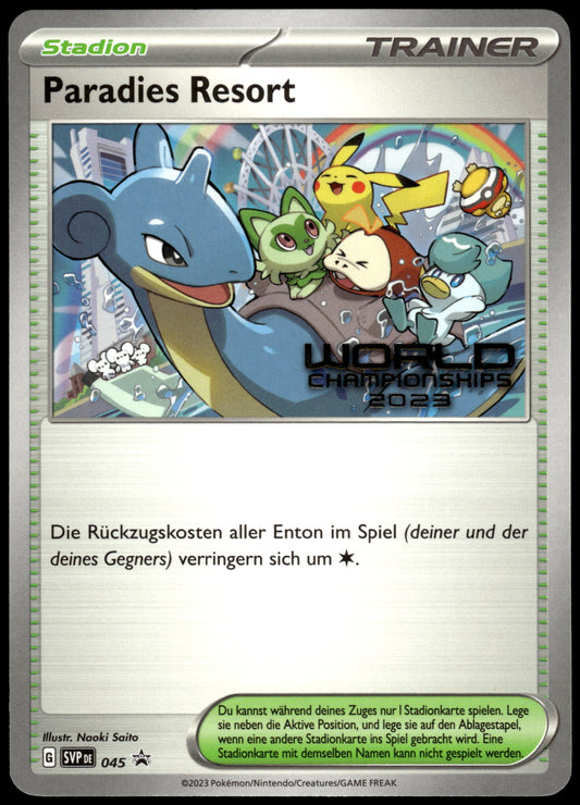 Paradise Resort SVP045 German 023 World Championships Promo Pokemon [NM] (1)