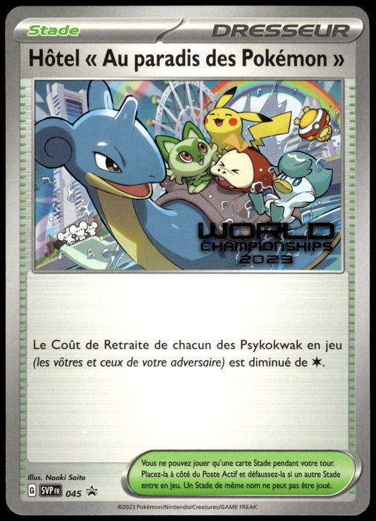 Paradise Resort SVP045 French 2023 World Championships Promo Pokemon [NM] (1)