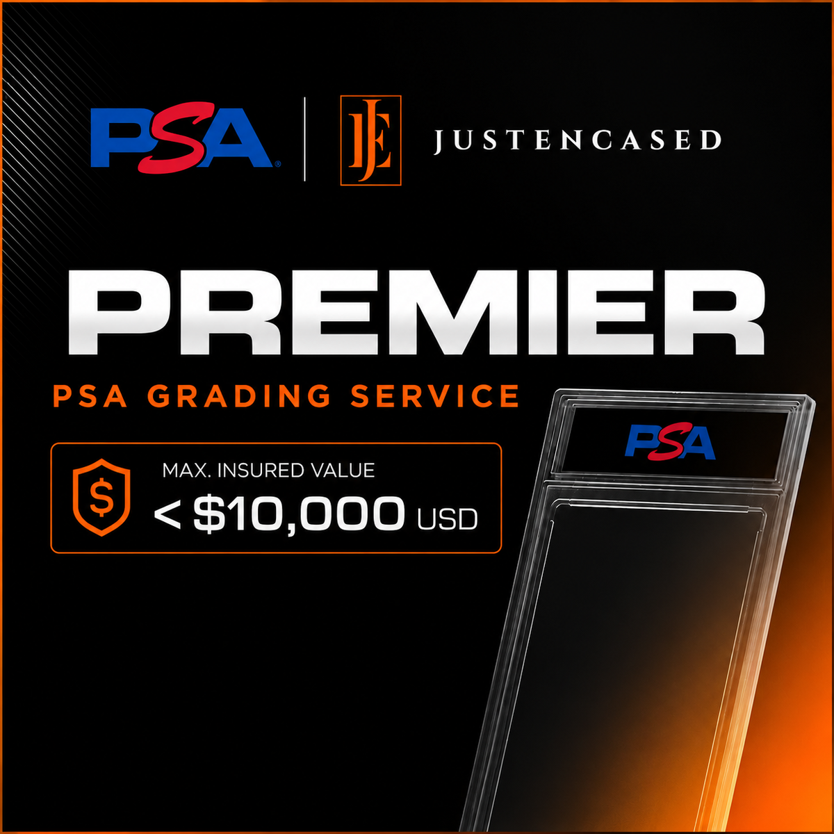 PSA Grading Slot: PREMIER <$10,000USD graded value