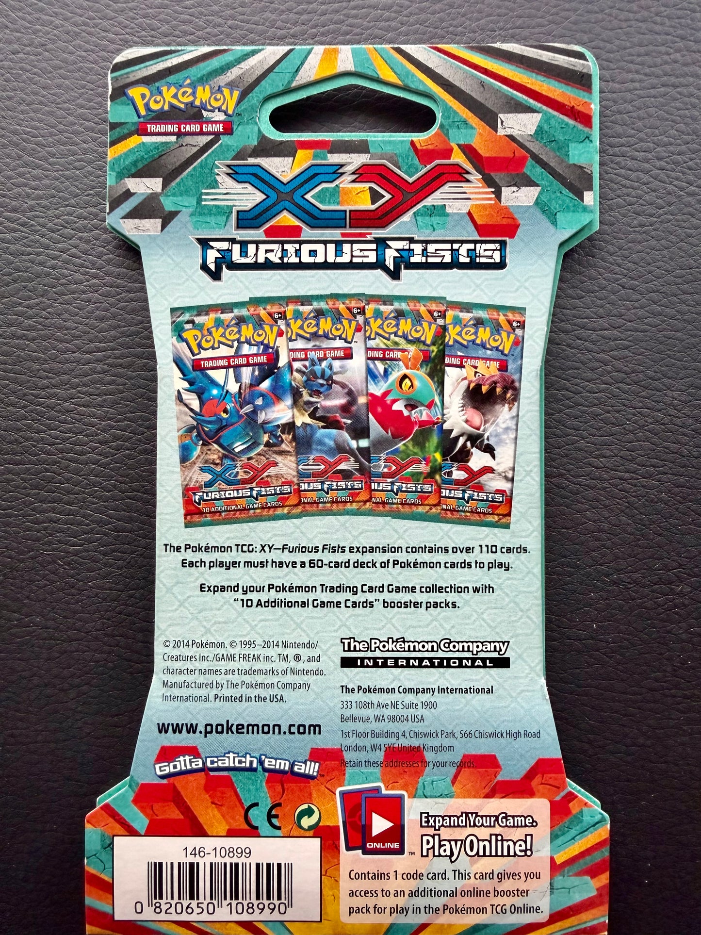 Pokemon TCG: XY Furious Fist Sleeved Booster (1 x M Lucario) [JEC] - Sealed