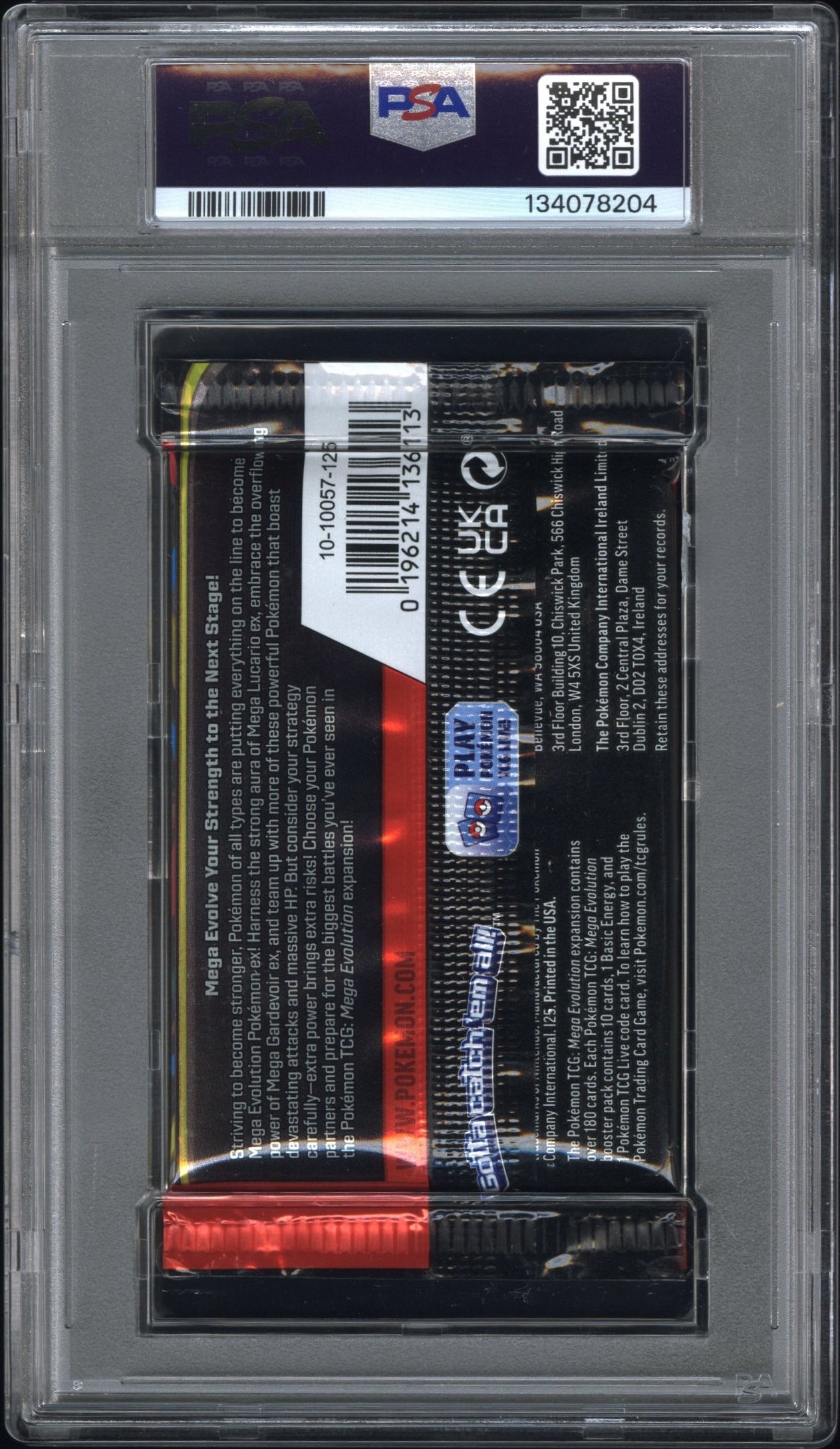 PSA 10 - Mega Evolutions (Mega Lucario) Foil Pack *LOW POP* - Pokemon