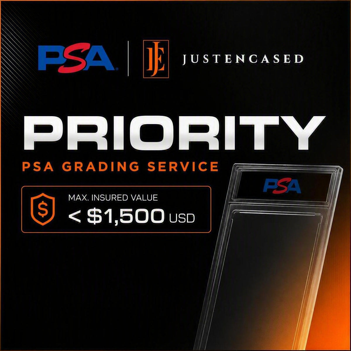PSA Grading Slot: PRIORITY <$1500USD graded value