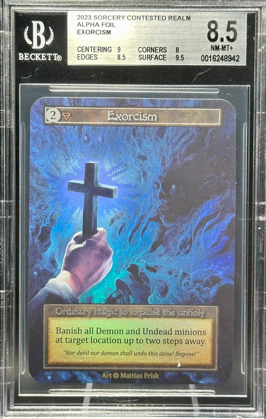 BGS 8.5 - Exorcism (Ordinary Foil) Alpha - Sorcery