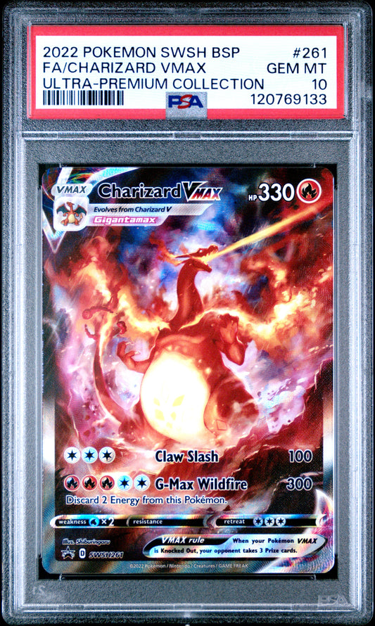 PSA 10 - Charizard VMAX SWSH261 Ultra Premium Collection Promo - Pokemon